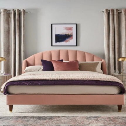 Round lines lux Bed
