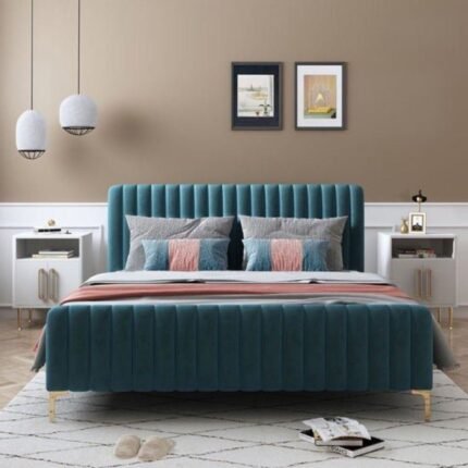 Vertical Tufting Modular Bed