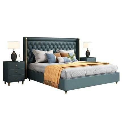 King Washington Leather Bed